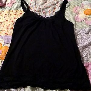 Black medium tank top